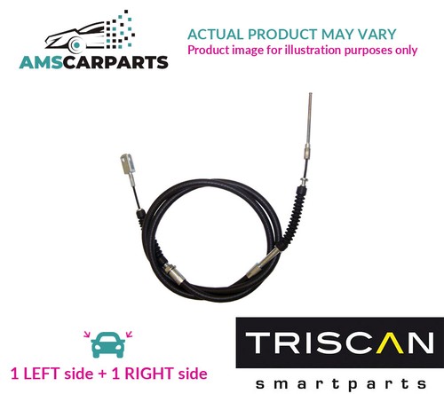 Handbrake cable pair - pair, front