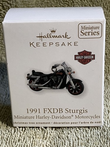 Hallmark miniature harley 1991 - harley,