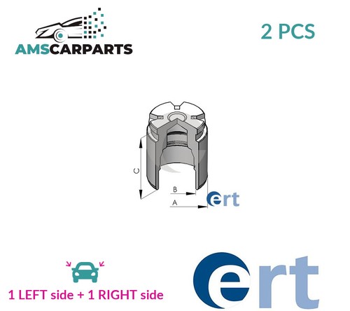Brake caliper piston pair rear - pair,