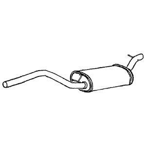 Klarius centre pipe silencer - centre,