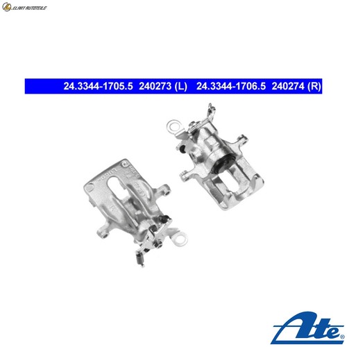 Brake caliper 3344 1705 5 - brake, 24.3344-1705.5