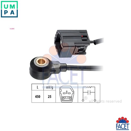 Knock sensor 3091 - 9.3091, for